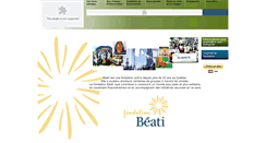 Desktop Screenshot of fondationbeati.org